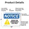 Signmission Door For Emergency Use Only, 10 in W x Rectangle, Aluminum OS-2PACK-NS-A-710-L-15502 - alternate 4
